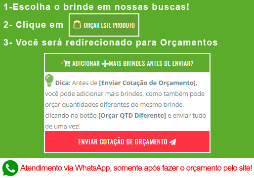 Como orçar o brinde na Inova Promocionais!